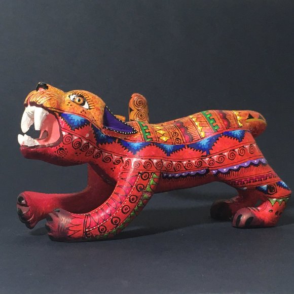 Puma Alebrije Wood Carving - Picture 7 of 16